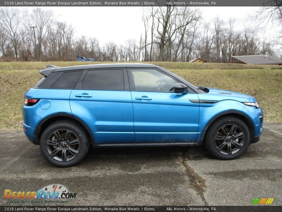 Moraine Blue Metallic 2018 Land Rover Range Rover Evoque Landmark Edition Photo #2