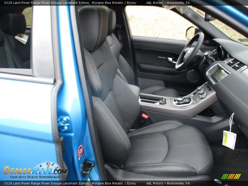 2018 Land Rover Range Rover Evoque Landmark Edition Moraine Blue Metallic / Ebony Photo #12