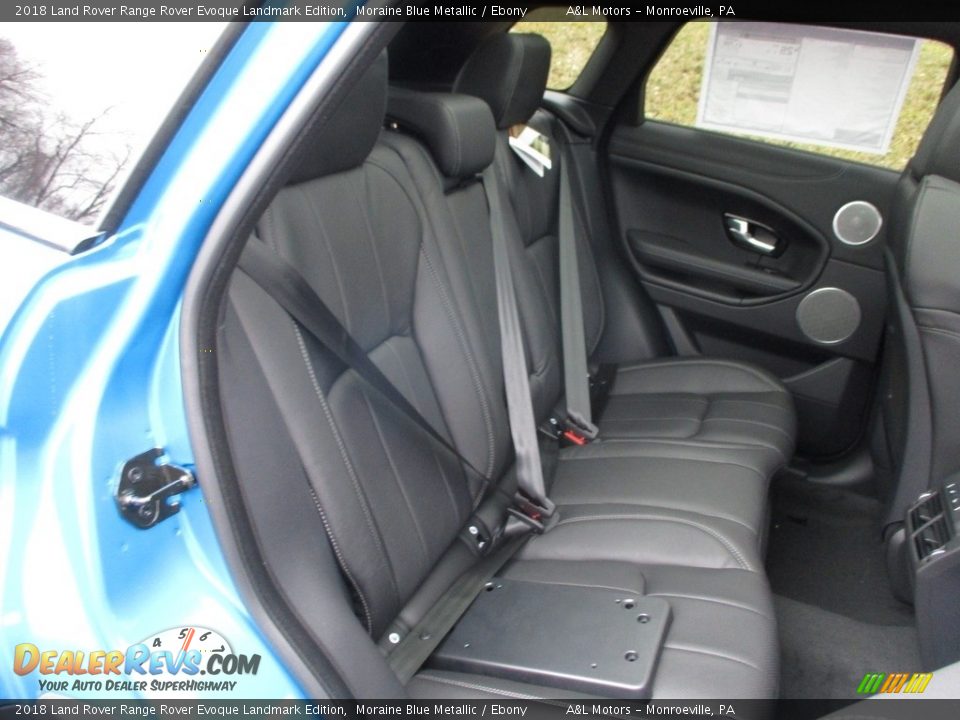 2018 Land Rover Range Rover Evoque Landmark Edition Moraine Blue Metallic / Ebony Photo #13