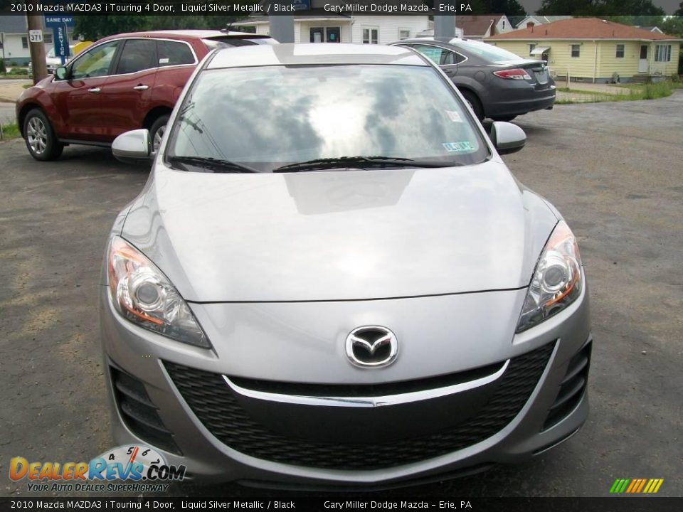 2010 Mazda MAZDA3 i Touring 4 Door Liquid Silver Metallic / Black Photo #9