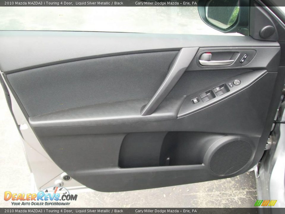 2010 Mazda MAZDA3 i Touring 4 Door Liquid Silver Metallic / Black Photo #11