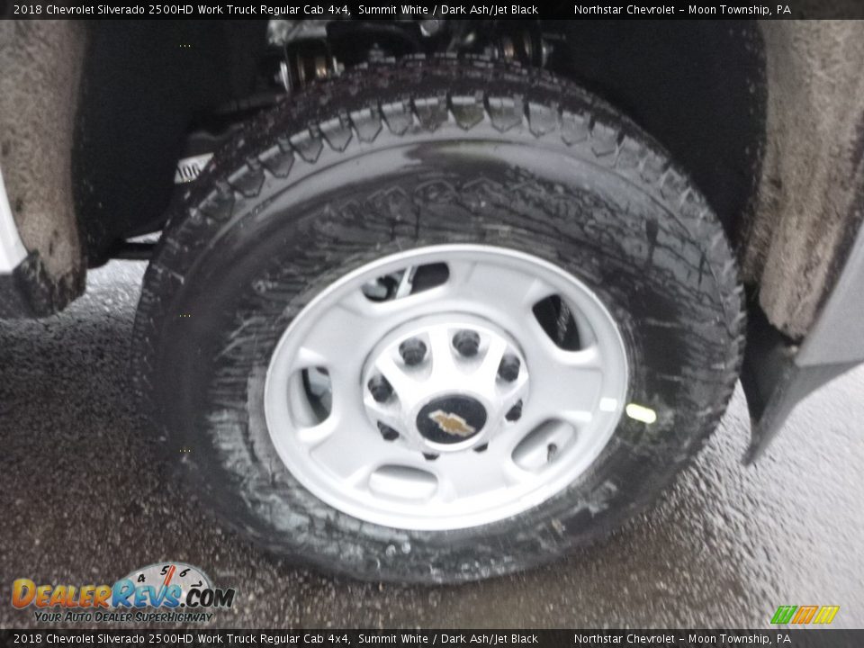 2018 Chevrolet Silverado 2500HD Work Truck Regular Cab 4x4 Summit White / Dark Ash/Jet Black Photo #8