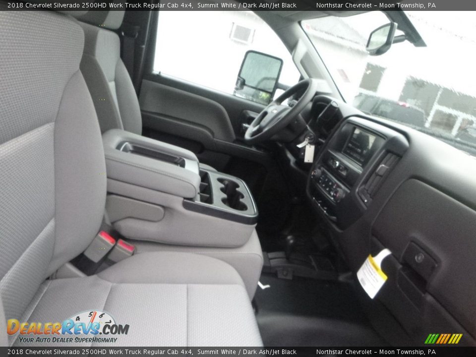 2018 Chevrolet Silverado 2500HD Work Truck Regular Cab 4x4 Summit White / Dark Ash/Jet Black Photo #10