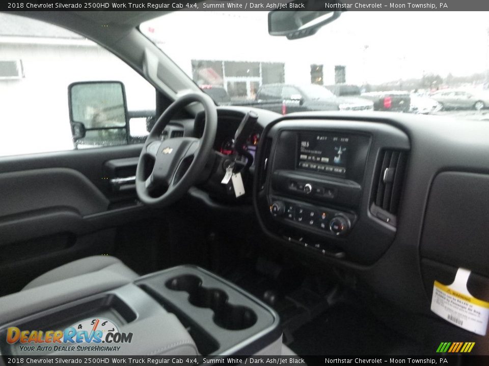 2018 Chevrolet Silverado 2500HD Work Truck Regular Cab 4x4 Summit White / Dark Ash/Jet Black Photo #11