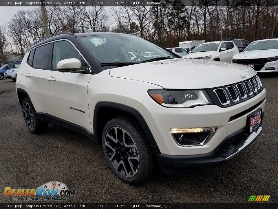 2018 Jeep Compass Limited 4x4 White / Black Photo #1