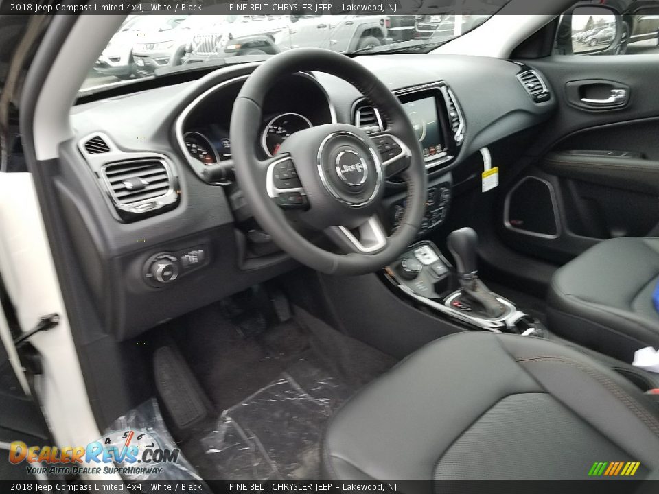 2018 Jeep Compass Limited 4x4 White / Black Photo #7