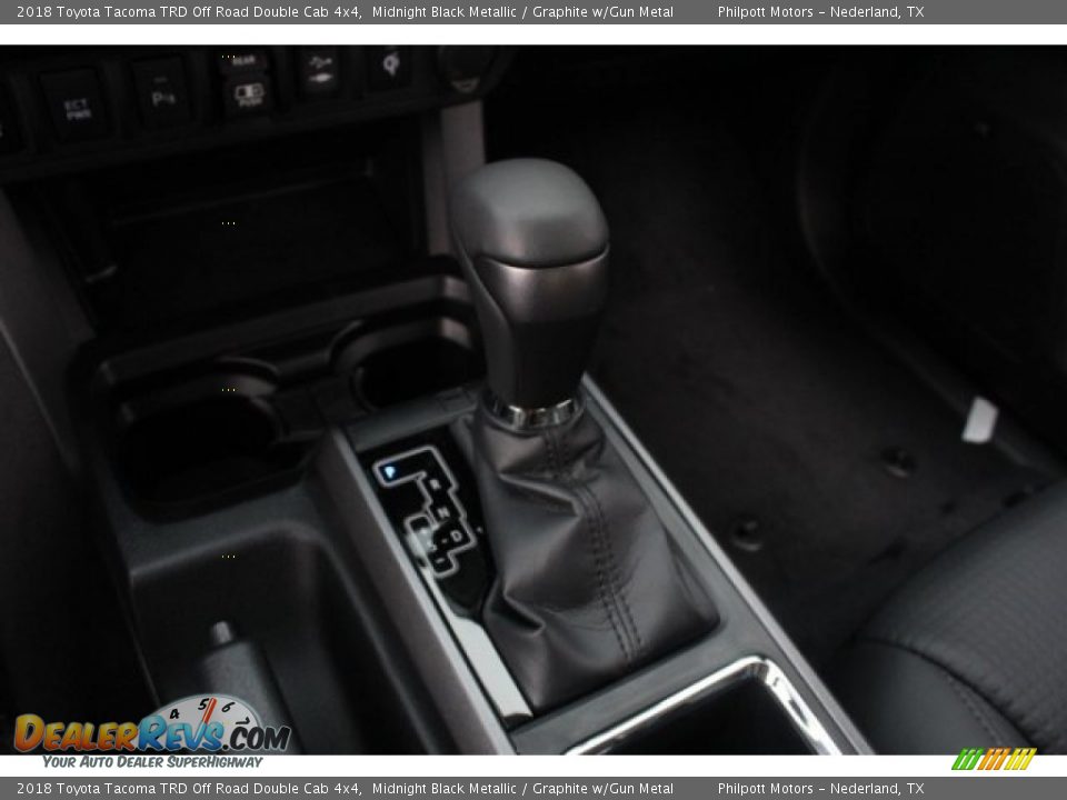 2018 Toyota Tacoma TRD Off Road Double Cab 4x4 Midnight Black Metallic / Graphite w/Gun Metal Photo #14