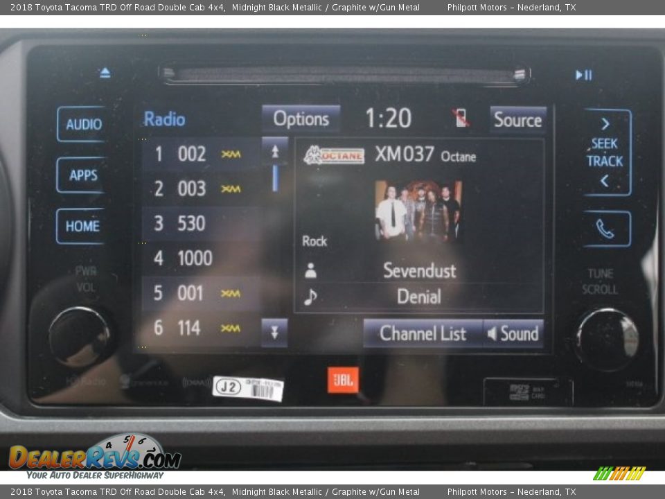 2018 Toyota Tacoma TRD Off Road Double Cab 4x4 Midnight Black Metallic / Graphite w/Gun Metal Photo #17
