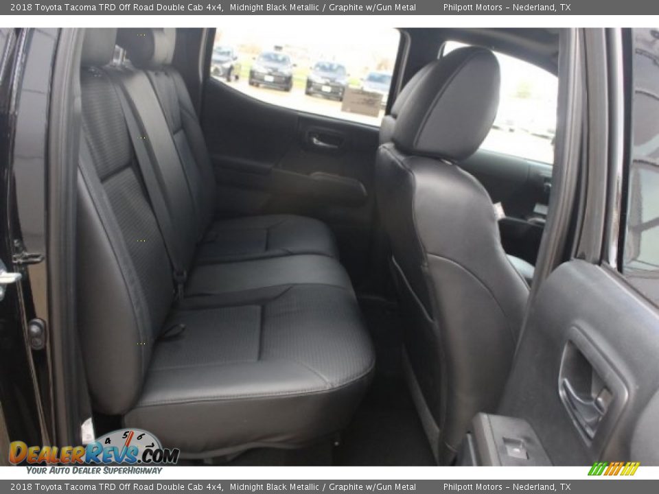2018 Toyota Tacoma TRD Off Road Double Cab 4x4 Midnight Black Metallic / Graphite w/Gun Metal Photo #29