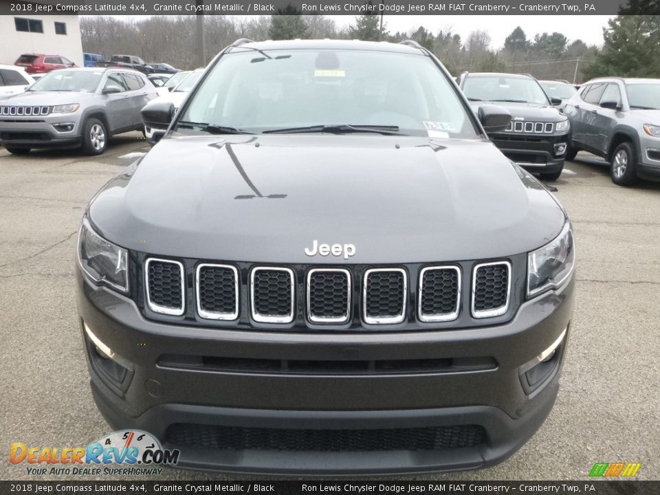 2018 Jeep Compass Latitude 4x4 Granite Crystal Metallic / Black Photo #8