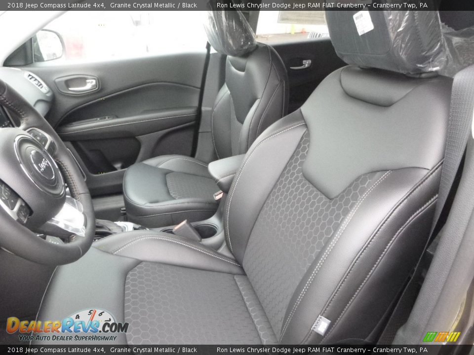 2018 Jeep Compass Latitude 4x4 Granite Crystal Metallic / Black Photo #15