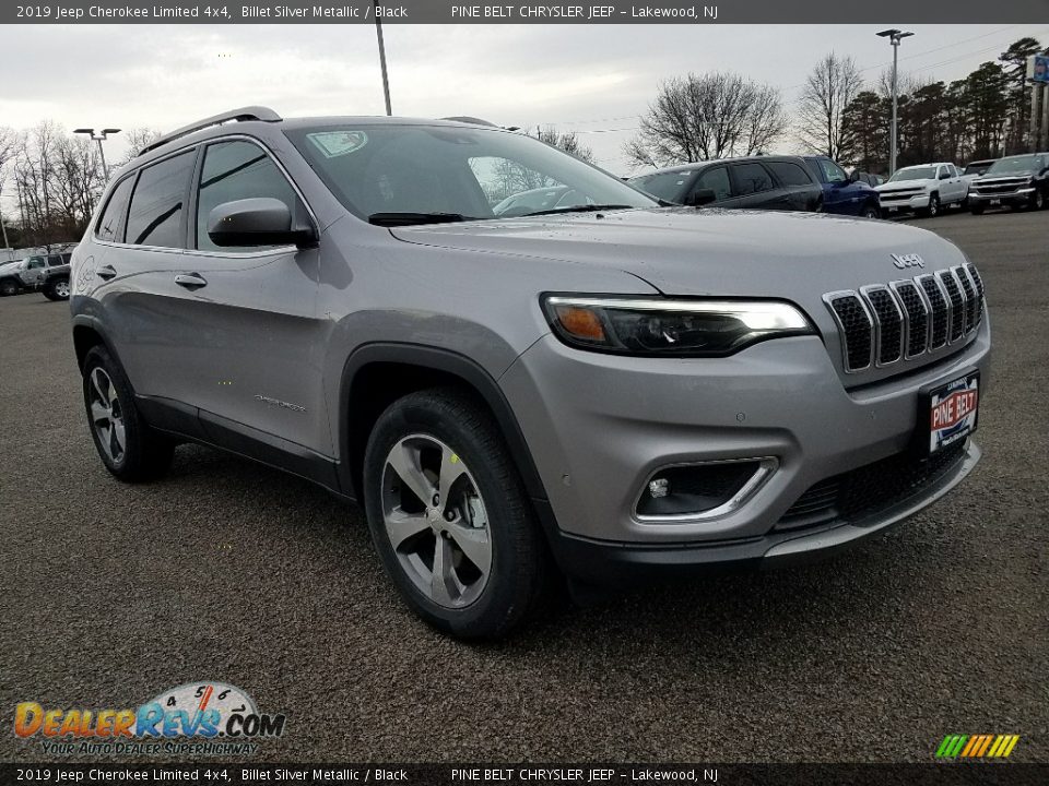 2019 Jeep Cherokee Limited 4x4 Billet Silver Metallic / Black Photo #1