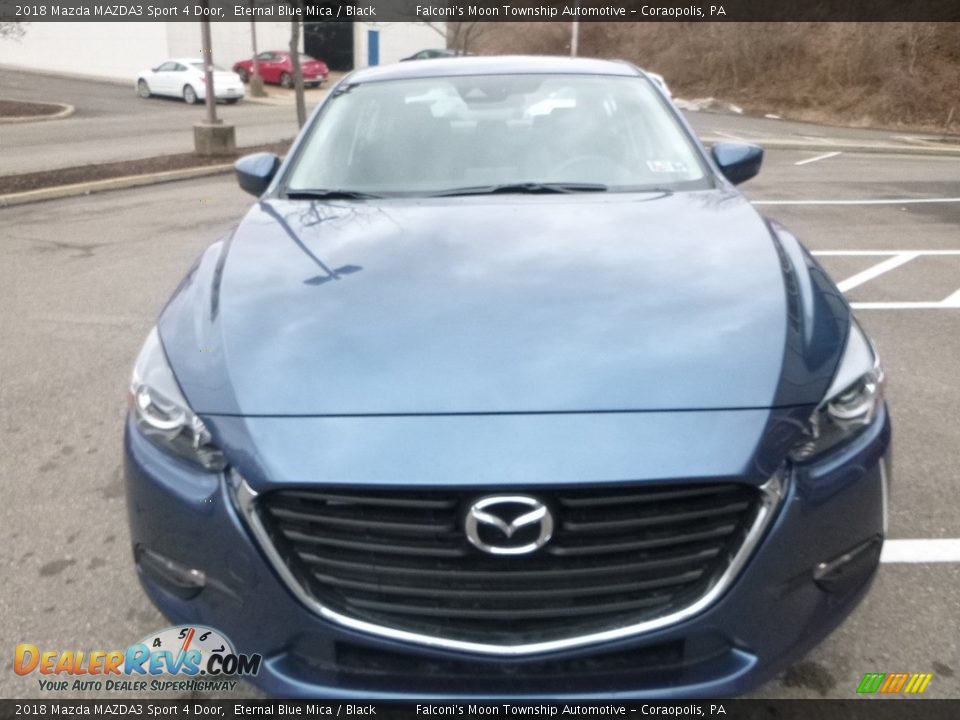 2018 Mazda MAZDA3 Sport 4 Door Eternal Blue Mica / Black Photo #4