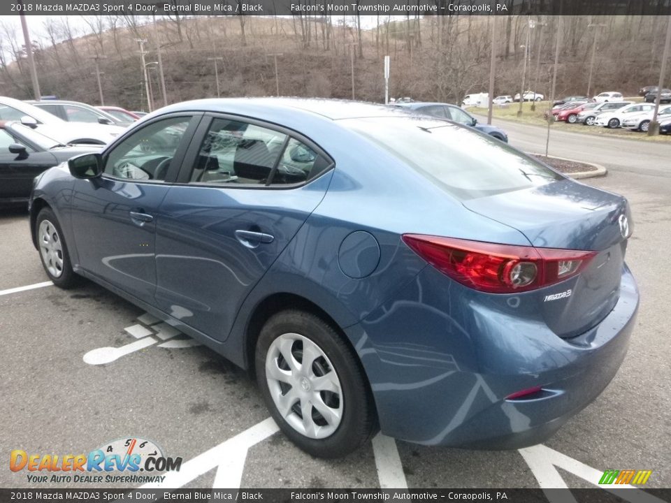 2018 Mazda MAZDA3 Sport 4 Door Eternal Blue Mica / Black Photo #6