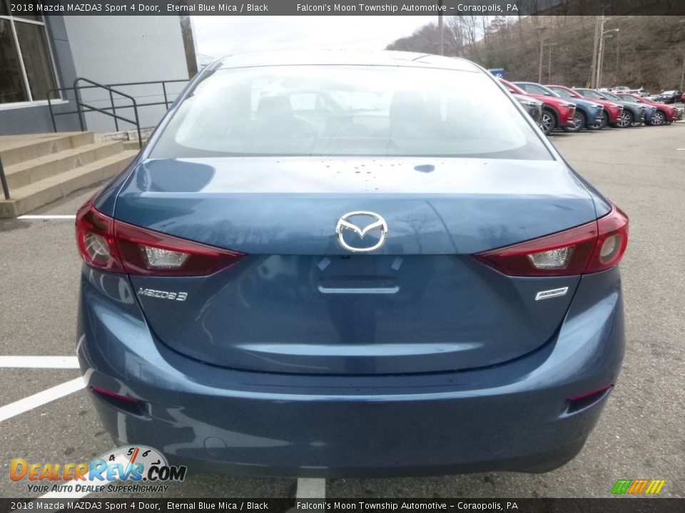 2018 Mazda MAZDA3 Sport 4 Door Eternal Blue Mica / Black Photo #7