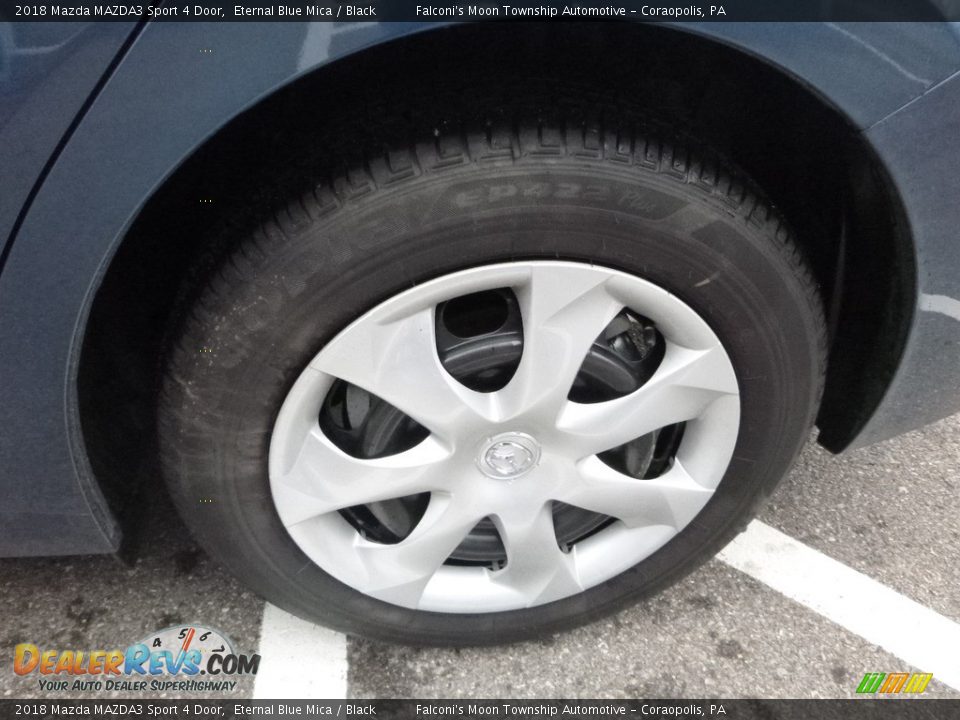 2018 Mazda MAZDA3 Sport 4 Door Eternal Blue Mica / Black Photo #8