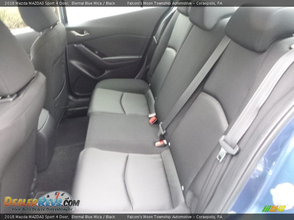 2018 Mazda MAZDA3 Sport 4 Door Eternal Blue Mica / Black Photo #9