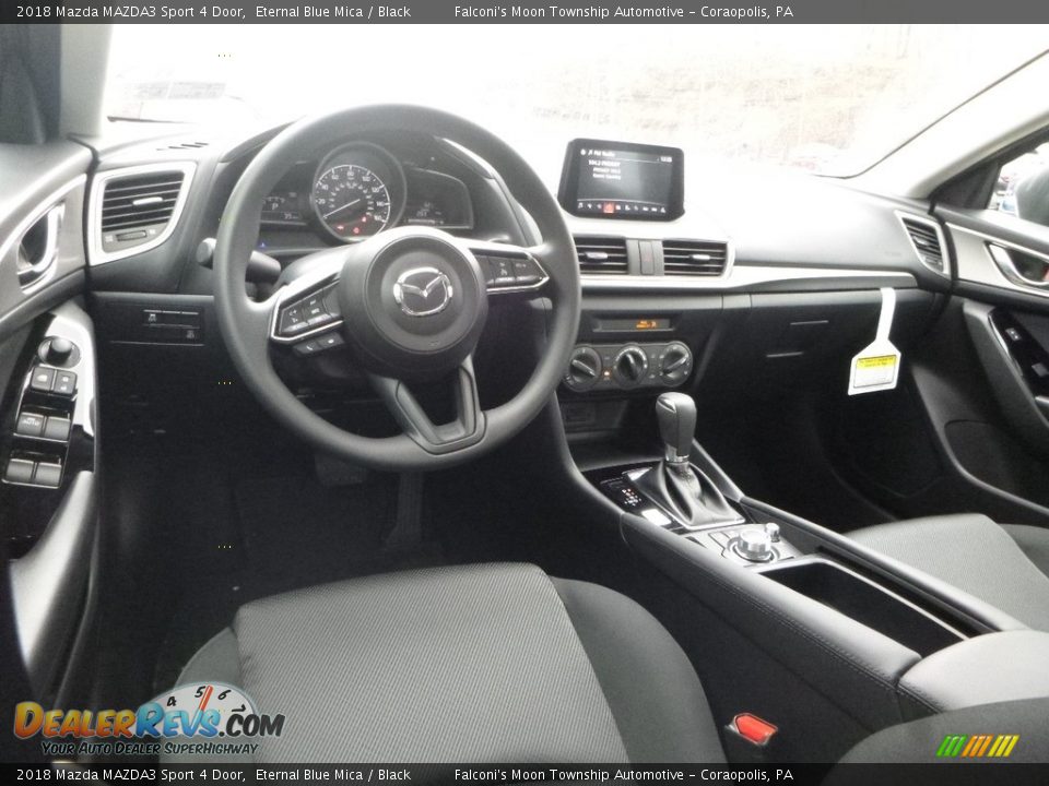 2018 Mazda MAZDA3 Sport 4 Door Eternal Blue Mica / Black Photo #10