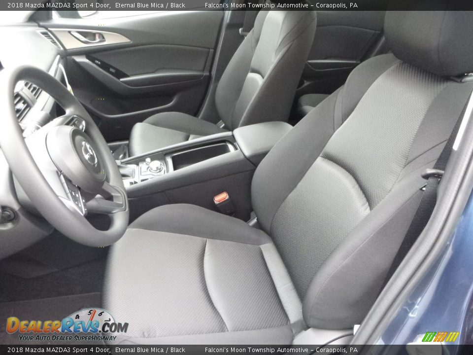 2018 Mazda MAZDA3 Sport 4 Door Eternal Blue Mica / Black Photo #11