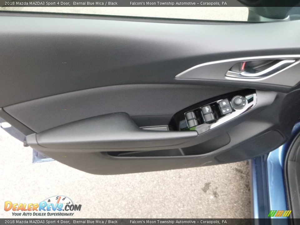 2018 Mazda MAZDA3 Sport 4 Door Eternal Blue Mica / Black Photo #12