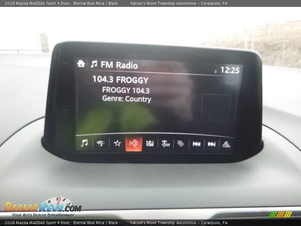 2018 Mazda MAZDA3 Sport 4 Door Eternal Blue Mica / Black Photo #14