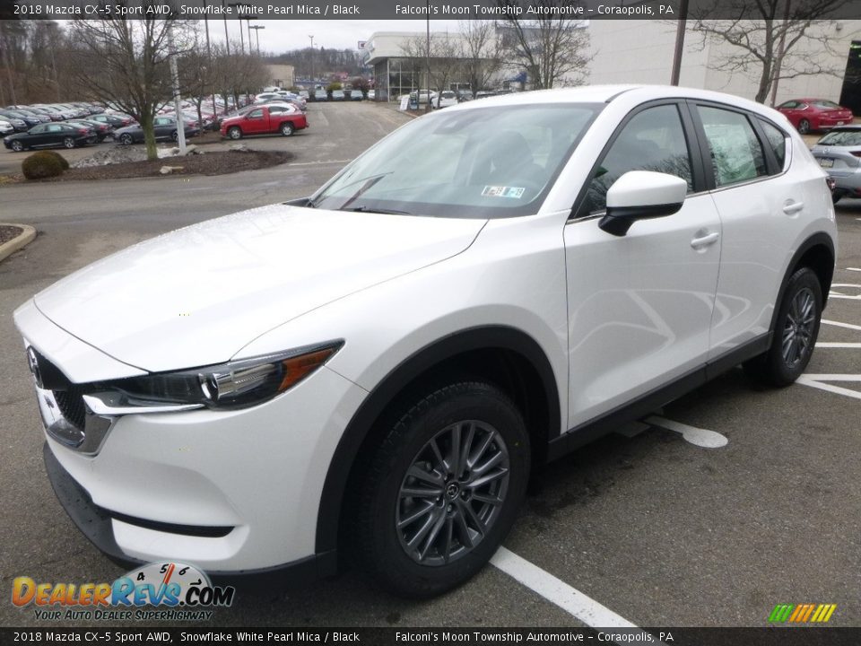 2018 Mazda CX-5 Sport AWD Snowflake White Pearl Mica / Black Photo #5