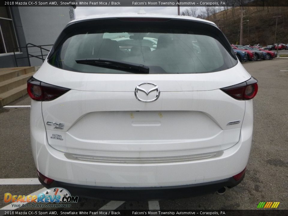 2018 Mazda CX-5 Sport AWD Snowflake White Pearl Mica / Black Photo #7