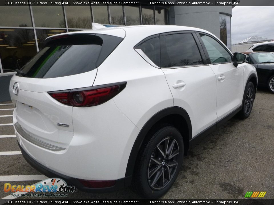 2018 Mazda CX-5 Grand Touring AWD Snowflake White Pearl Mica / Parchment Photo #2