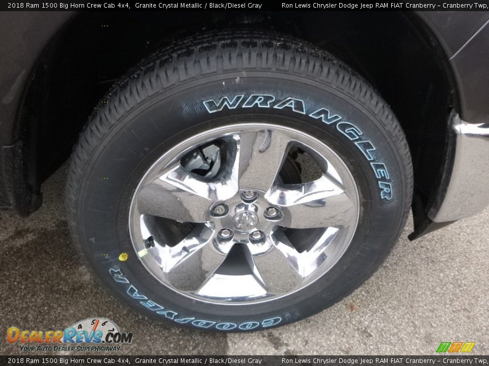 2018 Ram 1500 Big Horn Crew Cab 4x4 Granite Crystal Metallic / Black/Diesel Gray Photo #9
