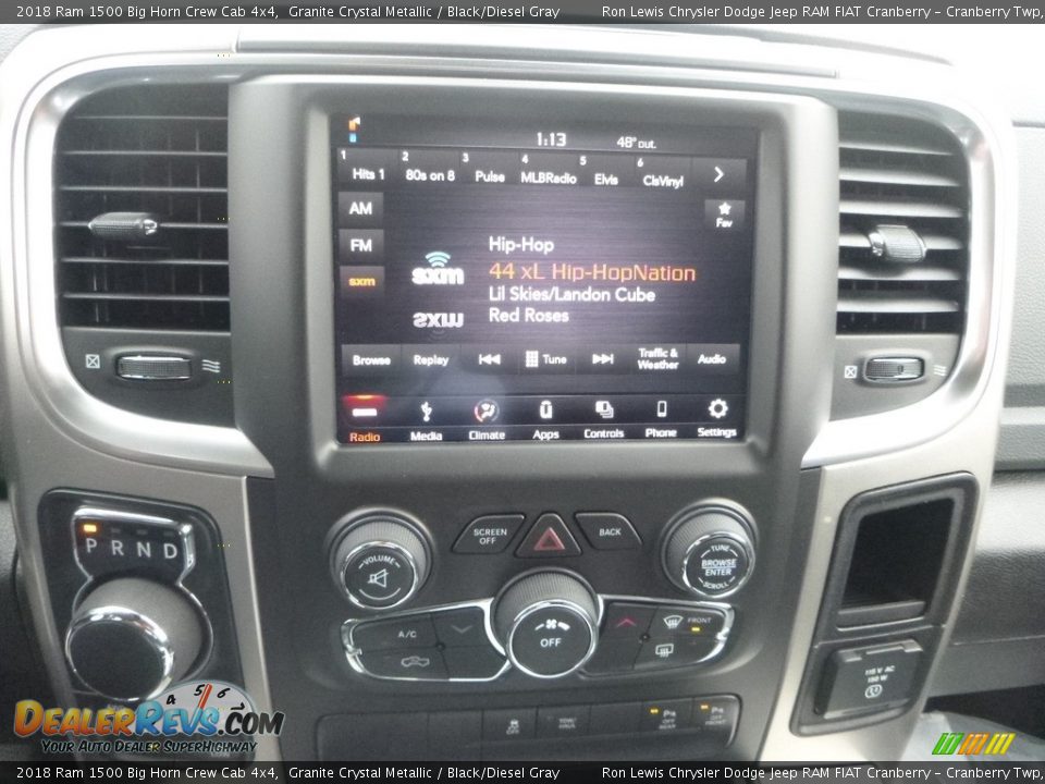 2018 Ram 1500 Big Horn Crew Cab 4x4 Granite Crystal Metallic / Black/Diesel Gray Photo #18