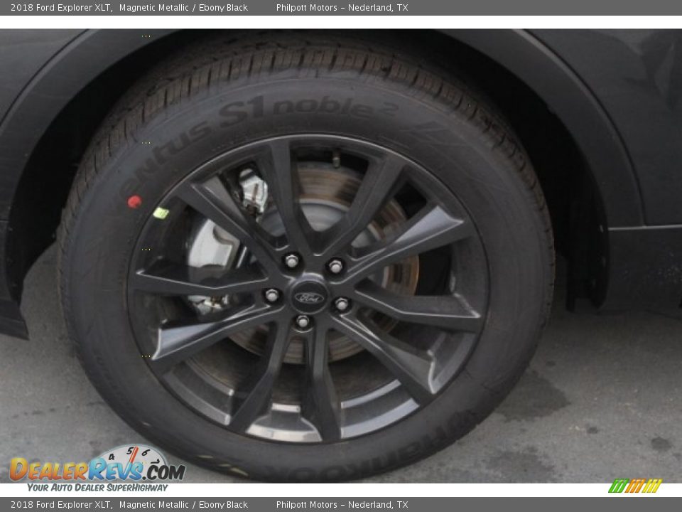 2018 Ford Explorer XLT Magnetic Metallic / Ebony Black Photo #4