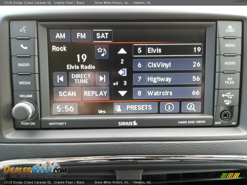 2018 Dodge Grand Caravan SE Granite Pearl / Black Photo #22
