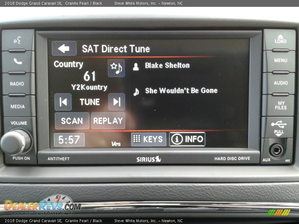 2018 Dodge Grand Caravan SE Granite Pearl / Black Photo #23