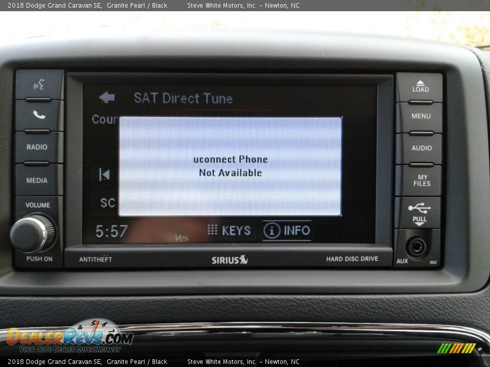 2018 Dodge Grand Caravan SE Granite Pearl / Black Photo #24