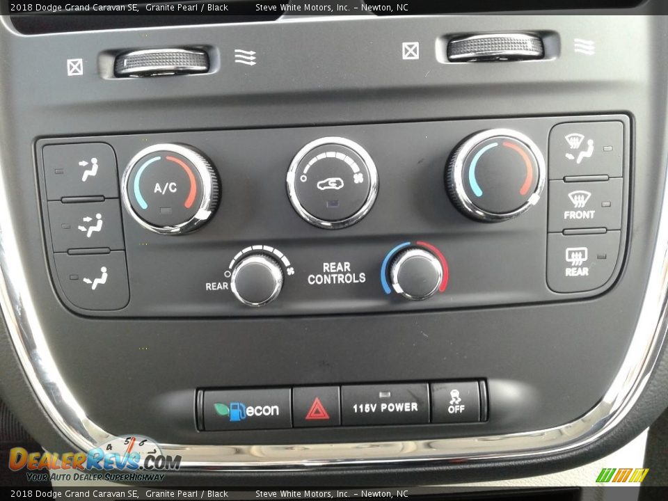 2018 Dodge Grand Caravan SE Granite Pearl / Black Photo #27