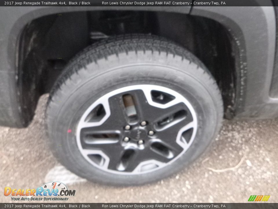 2017 Jeep Renegade Trailhawk 4x4 Black / Black Photo #9