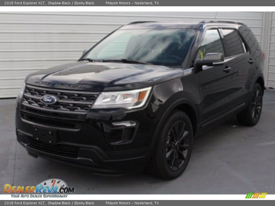 2018 Ford Explorer XLT Shadow Black / Ebony Black Photo #3