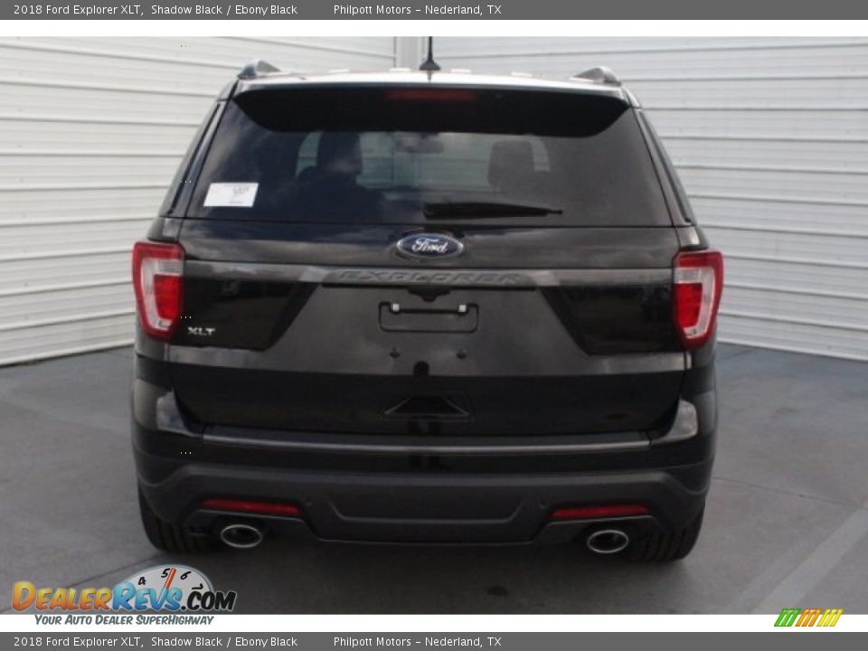2018 Ford Explorer XLT Shadow Black / Ebony Black Photo #8
