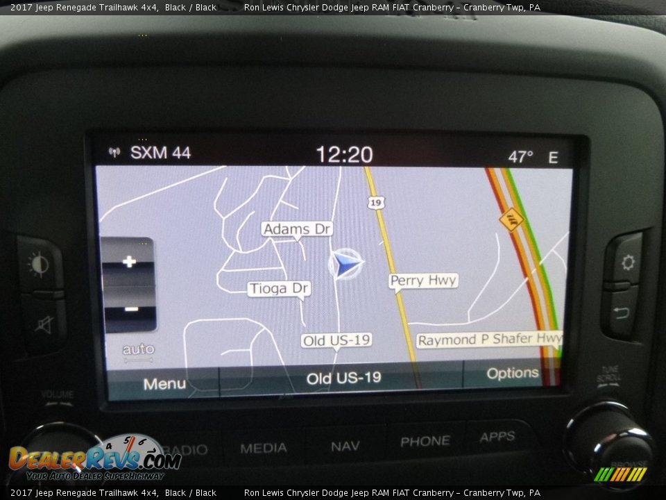 2017 Jeep Renegade Trailhawk 4x4 Black / Black Photo #17