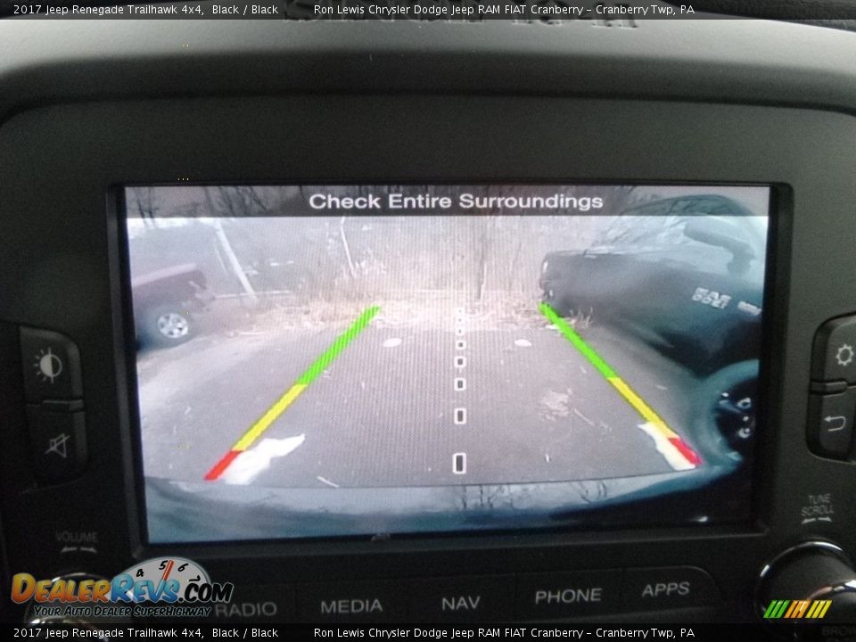 2017 Jeep Renegade Trailhawk 4x4 Black / Black Photo #19