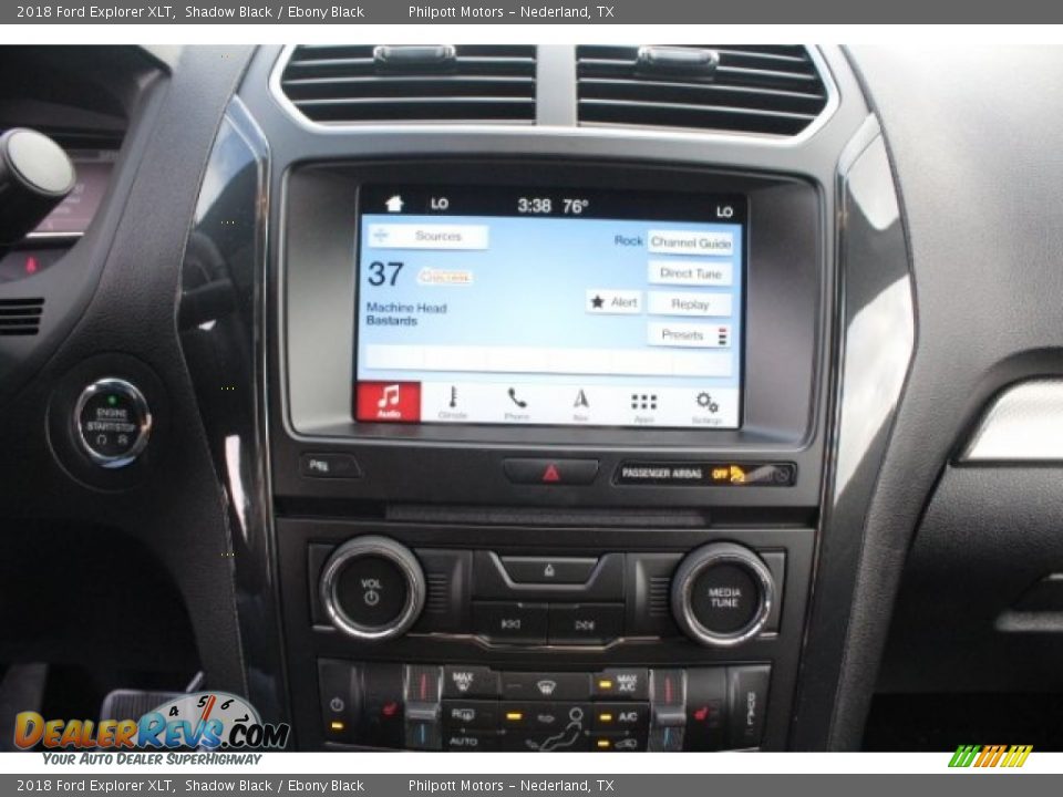 2018 Ford Explorer XLT Shadow Black / Ebony Black Photo #18