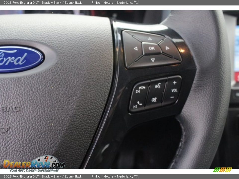 2018 Ford Explorer XLT Shadow Black / Ebony Black Photo #22