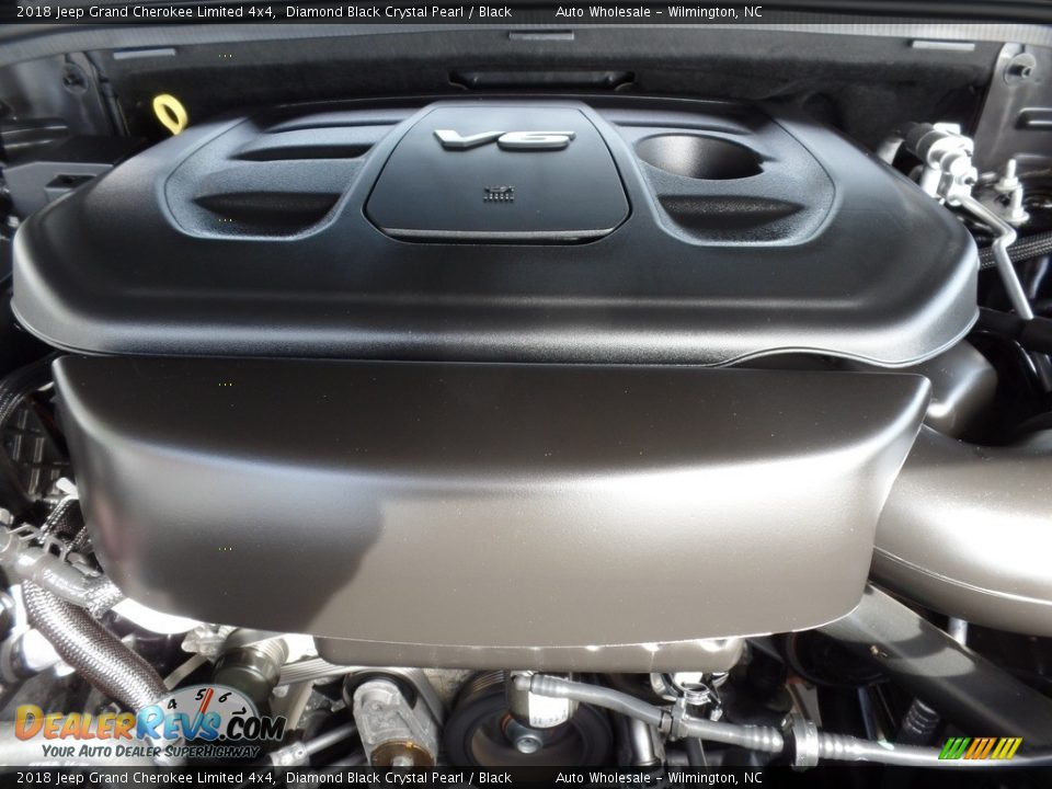 2018 Jeep Grand Cherokee Limited 4x4 Diamond Black Crystal Pearl / Black Photo #6