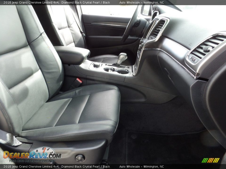 2018 Jeep Grand Cherokee Limited 4x4 Diamond Black Crystal Pearl / Black Photo #13