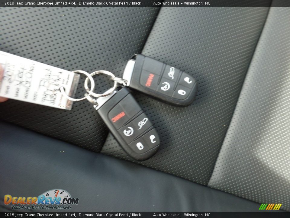 2018 Jeep Grand Cherokee Limited 4x4 Diamond Black Crystal Pearl / Black Photo #20