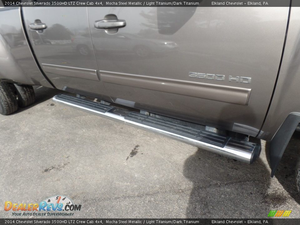 2014 Chevrolet Silverado 3500HD LTZ Crew Cab 4x4 Mocha Steel Metallic / Light Titanium/Dark Titanium Photo #14