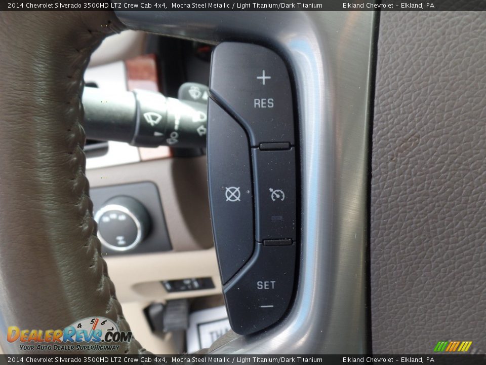 2014 Chevrolet Silverado 3500HD LTZ Crew Cab 4x4 Mocha Steel Metallic / Light Titanium/Dark Titanium Photo #28