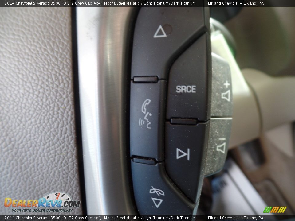 2014 Chevrolet Silverado 3500HD LTZ Crew Cab 4x4 Mocha Steel Metallic / Light Titanium/Dark Titanium Photo #29