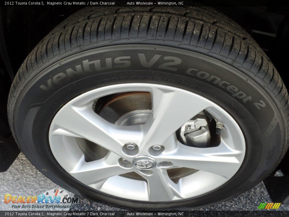 2012 Toyota Corolla S Magnetic Gray Metallic / Dark Charcoal Photo #7