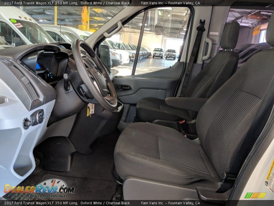 Front Seat of 2017 Ford Transit Wagon XLT 350 MR Long Photo #7